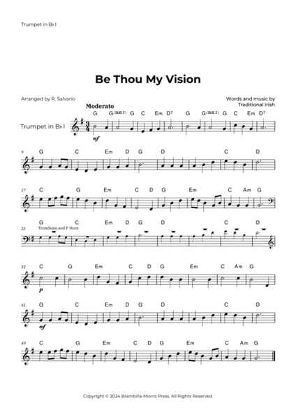 Be Thou My Vision - Brass Quintet image number null