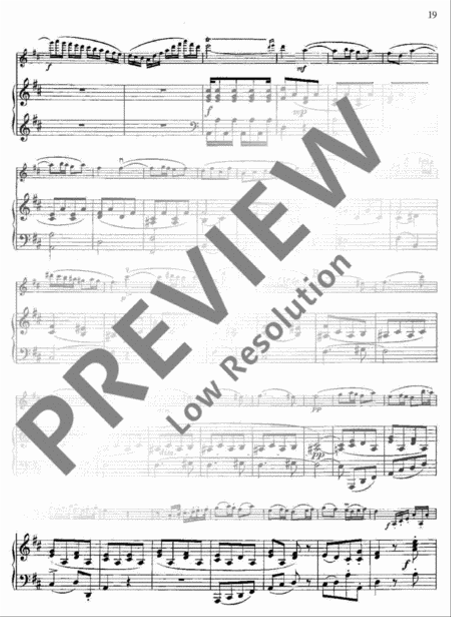 Concerto No. 13 D major Piano scores gallery preview page 20