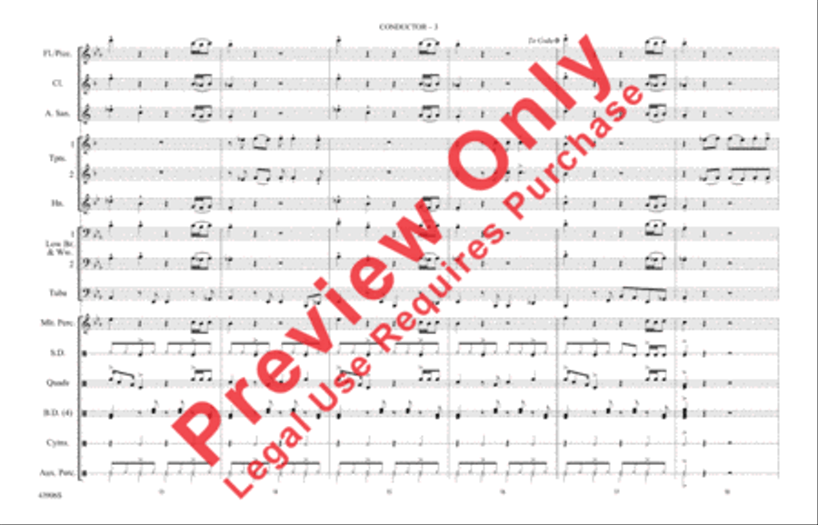 Papa's Got a Brand New Bag Marching Band scores gallery preview page 4