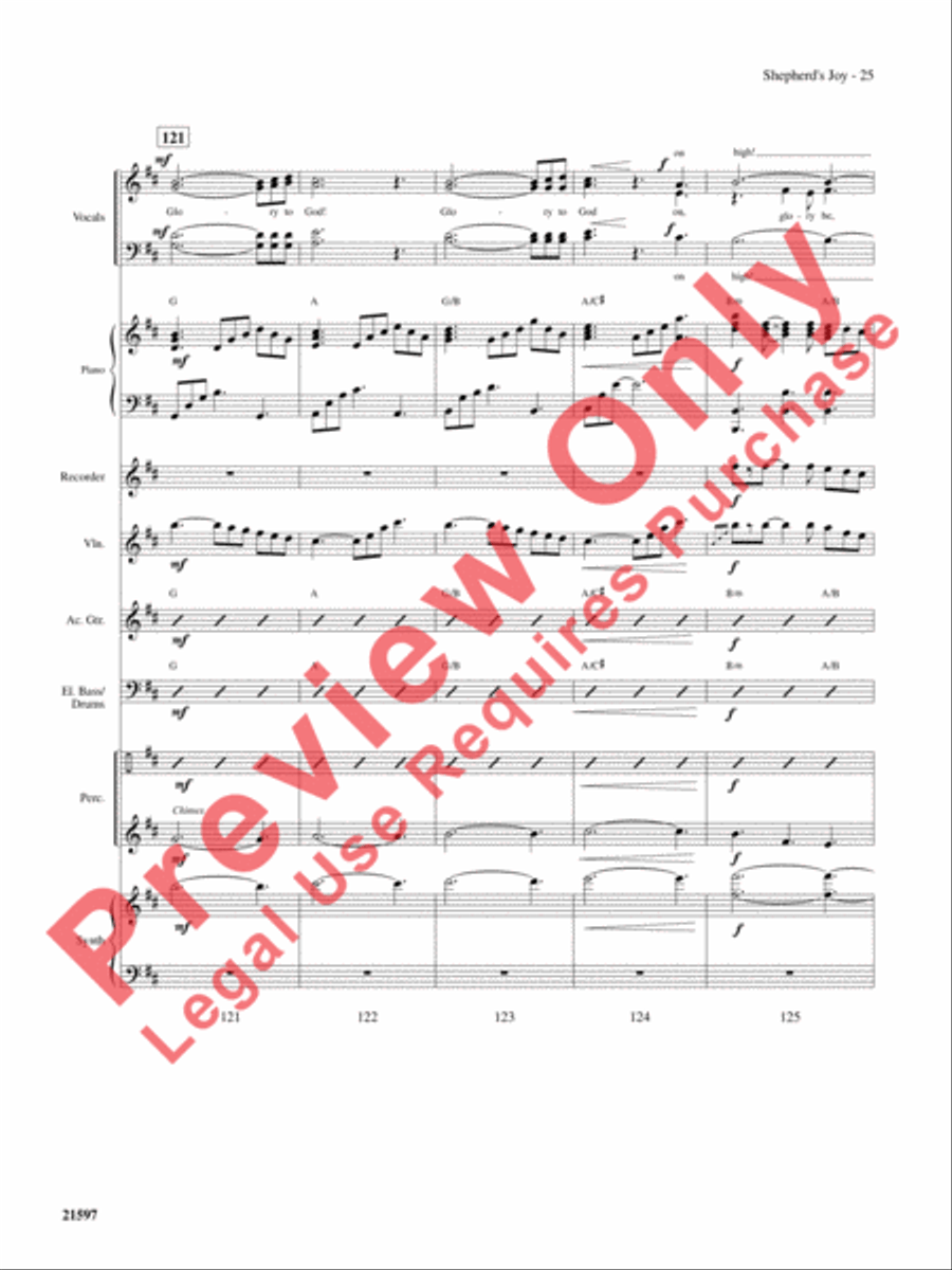 Shepherd's Joy Choir scores gallery preview page 26