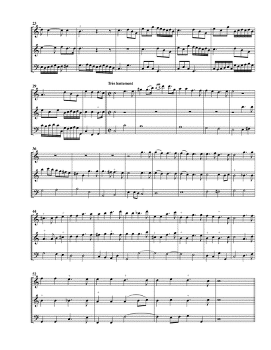 Trio sonata "La Superbe" (arrangement for 3 recorders)