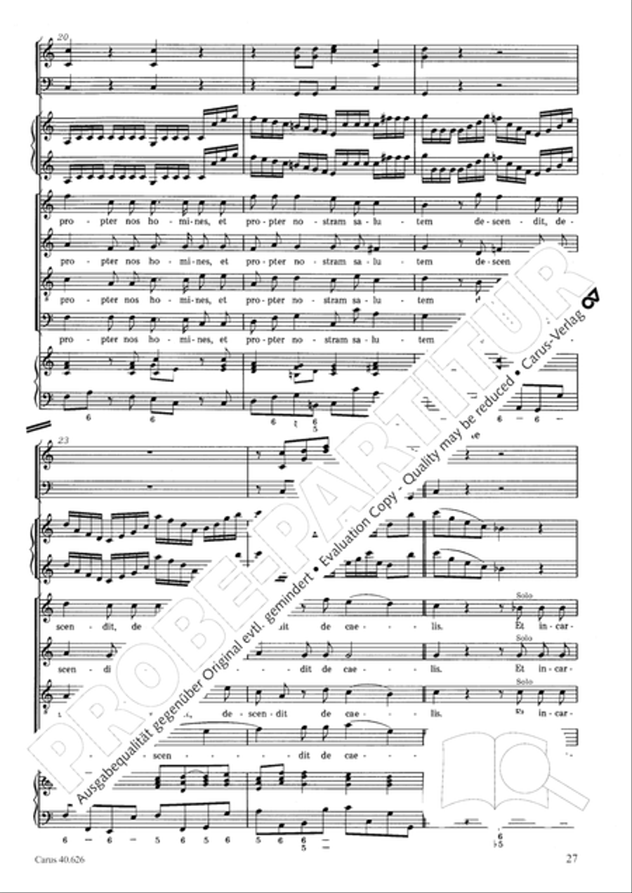 Mass in C Major Mass in C Major 4-Part scores gallery preview page 27