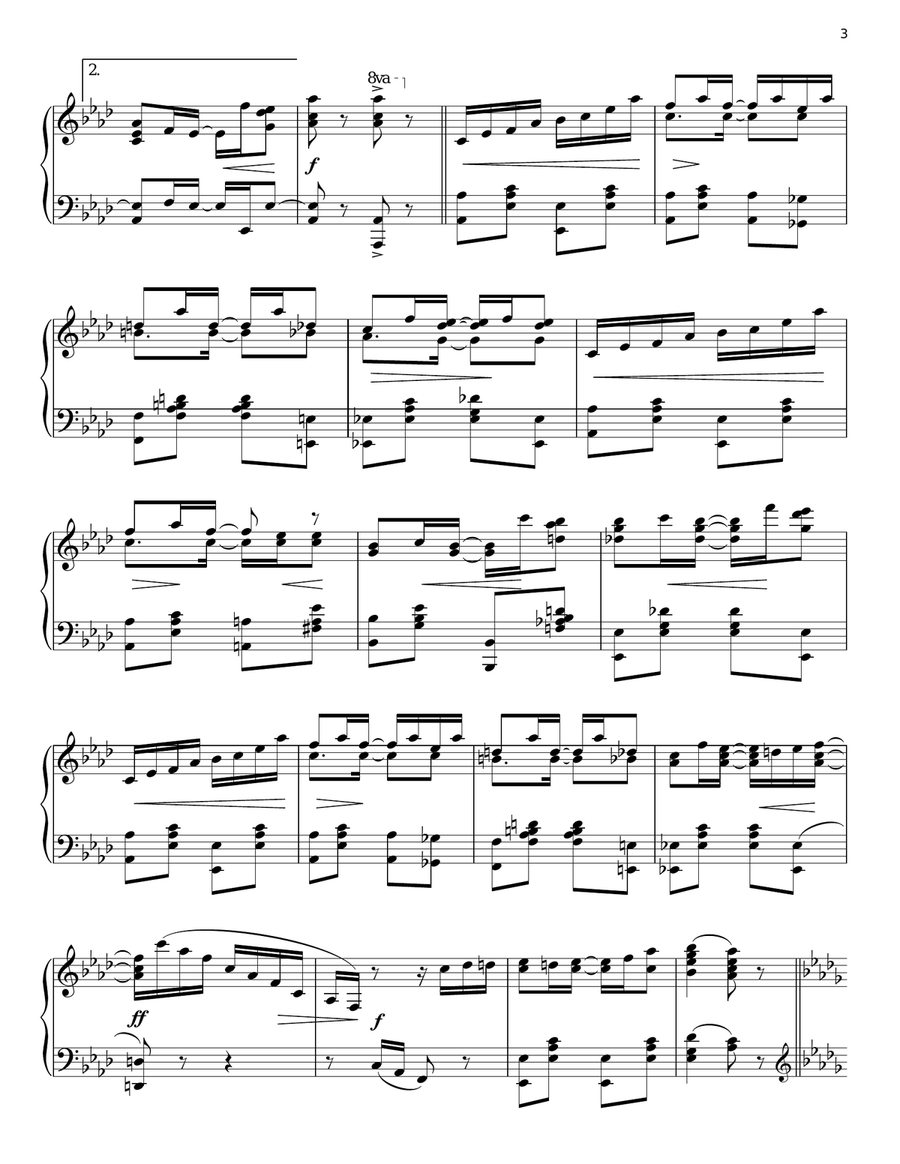 Grace And Beauty Grace And Beauty Piano Solo scores gallery preview page 3