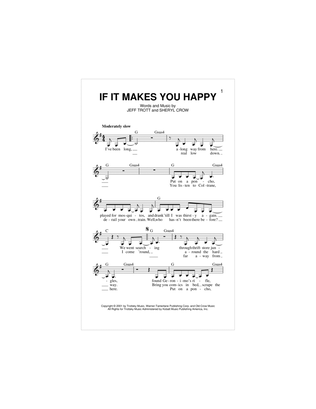 If It Makes You Happy