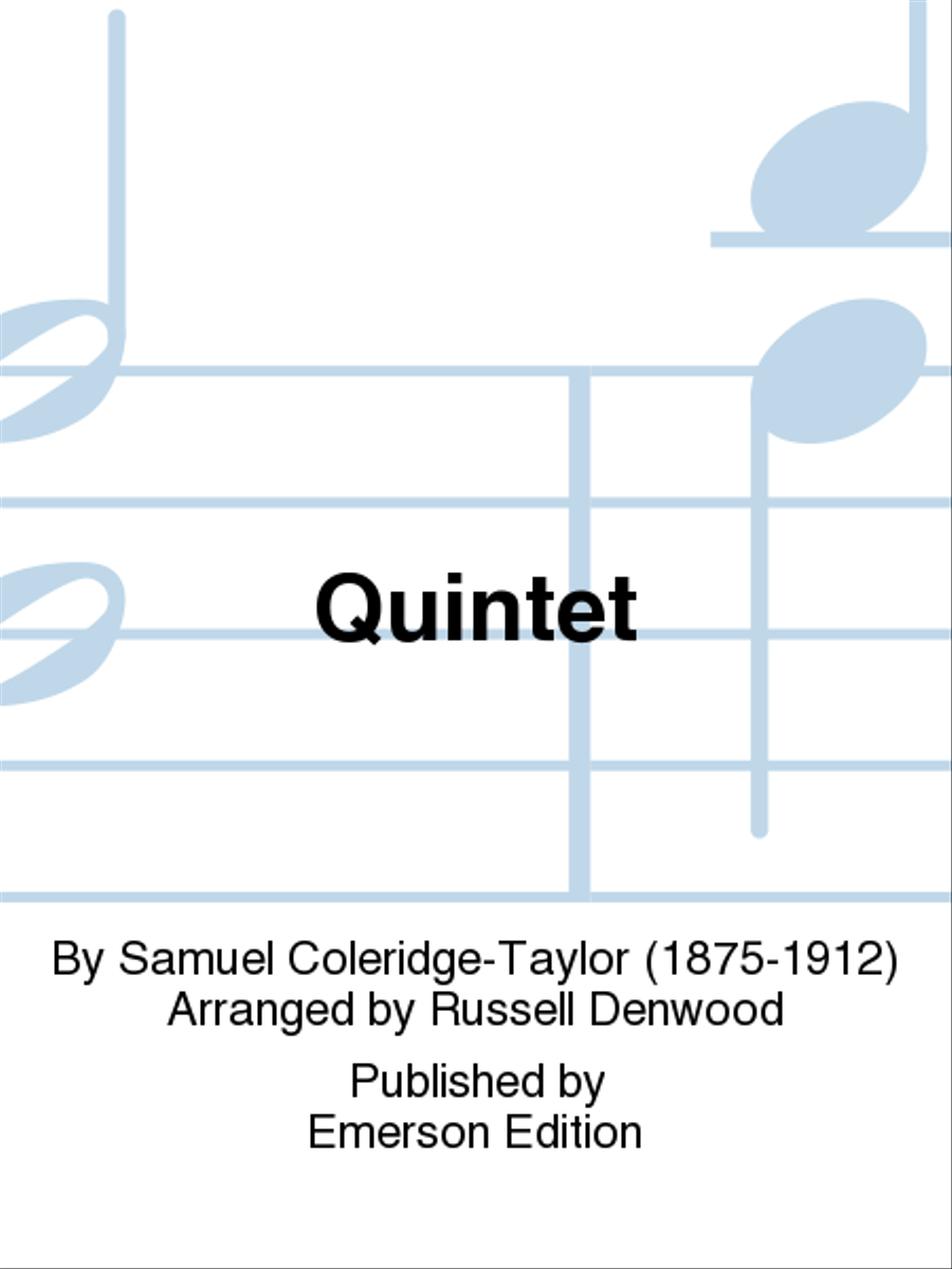 Quintet A Clarinet scores gallery preview page 1