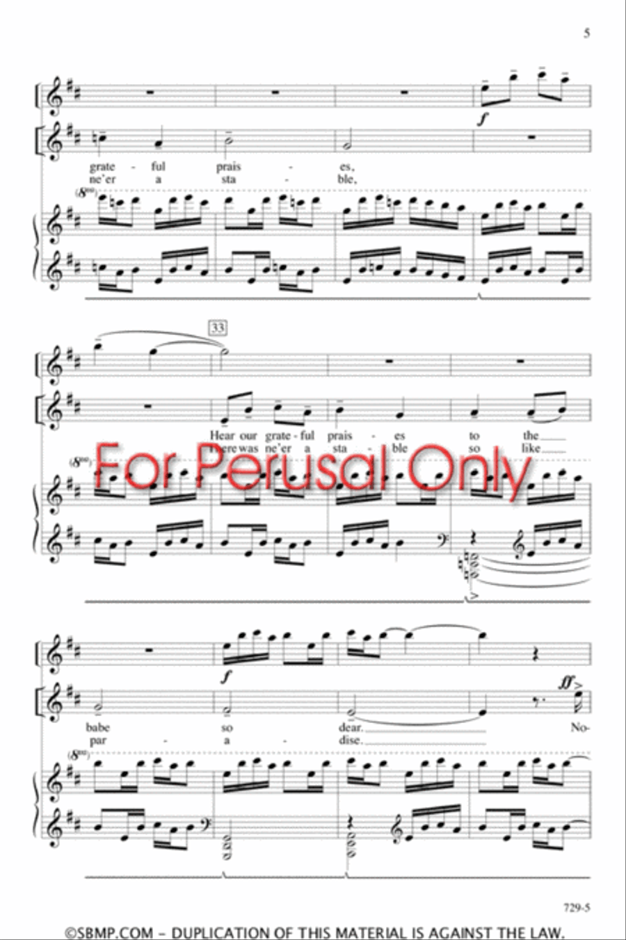Sing We Now Noel! - SSA Octavo SSA scores gallery preview page 4