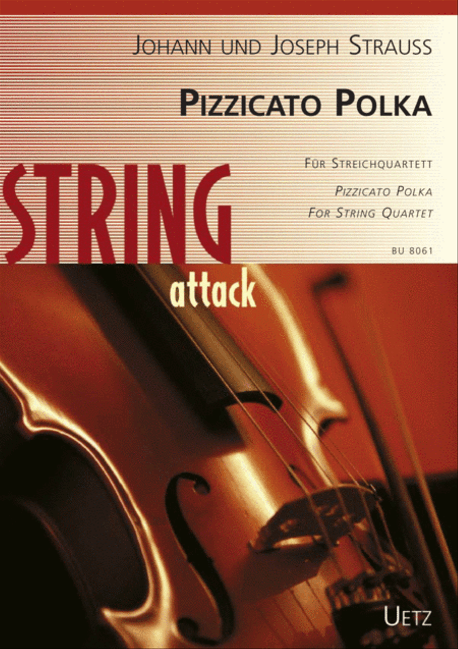 Pizzicato Polka Pizzicato Polka String Quartet scores gallery preview page 1