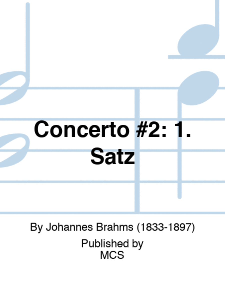 Concerto #2: 1. Satz