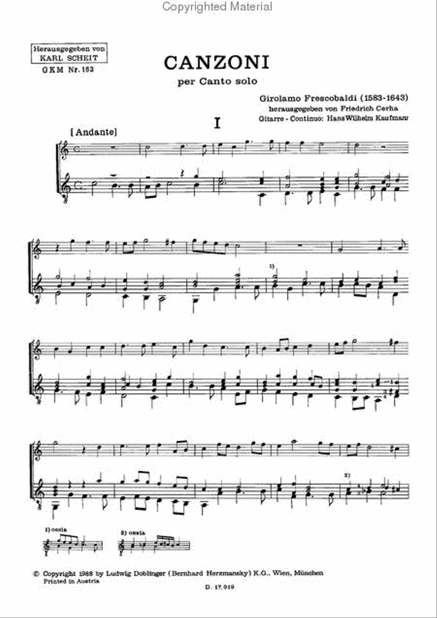 Canzoni per Canto solo Canzoni per Canto solo Classical Guitar scores gallery preview page 2