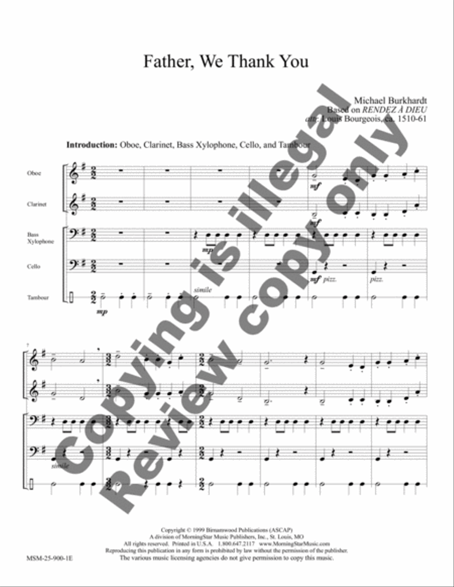 Two Instrumental Hymn Settings Clarinet scores gallery preview page 2