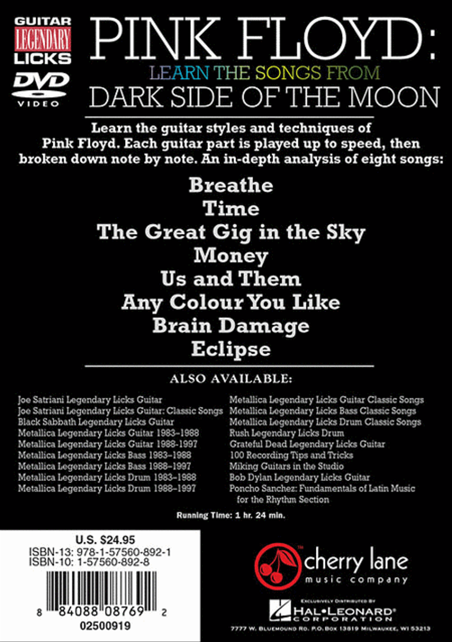Pink Floyd - Learn the Songs from Dark Side of the Moon Guitar scores gallery preview page 2