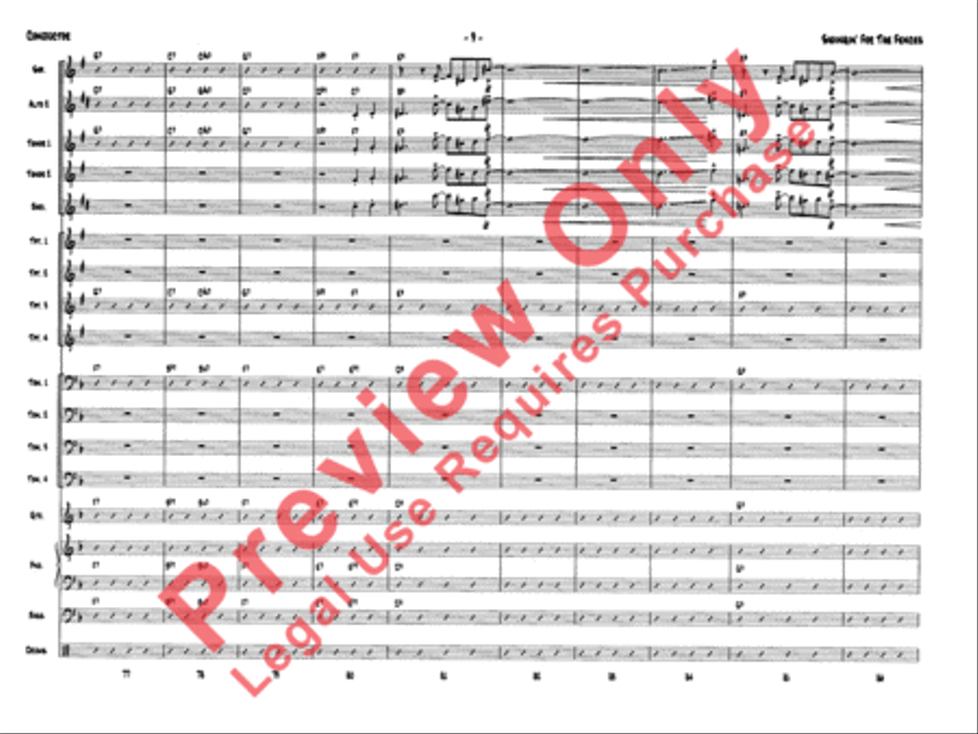 Swingin' for the Fences Jazz Ensemble scores gallery preview page 11
