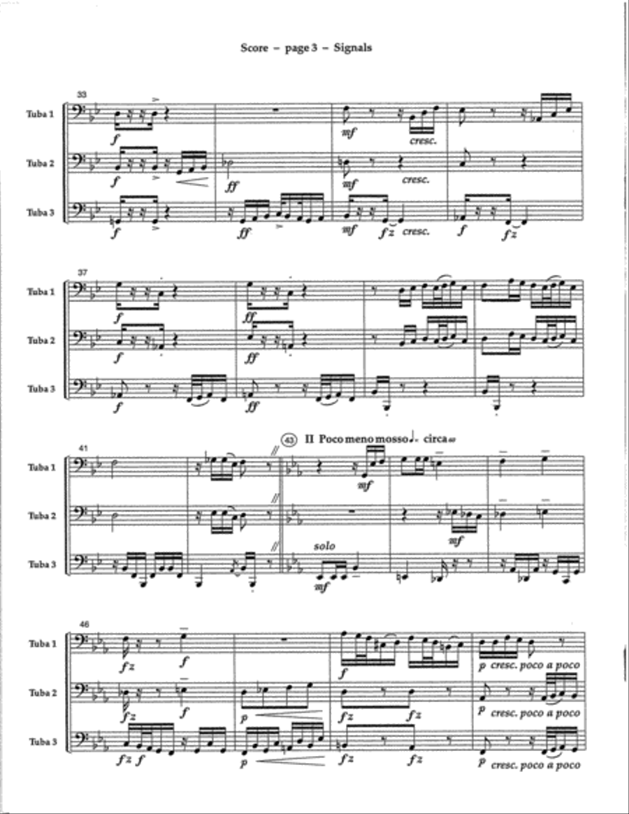 Signals Brass Trio scores gallery preview page 5