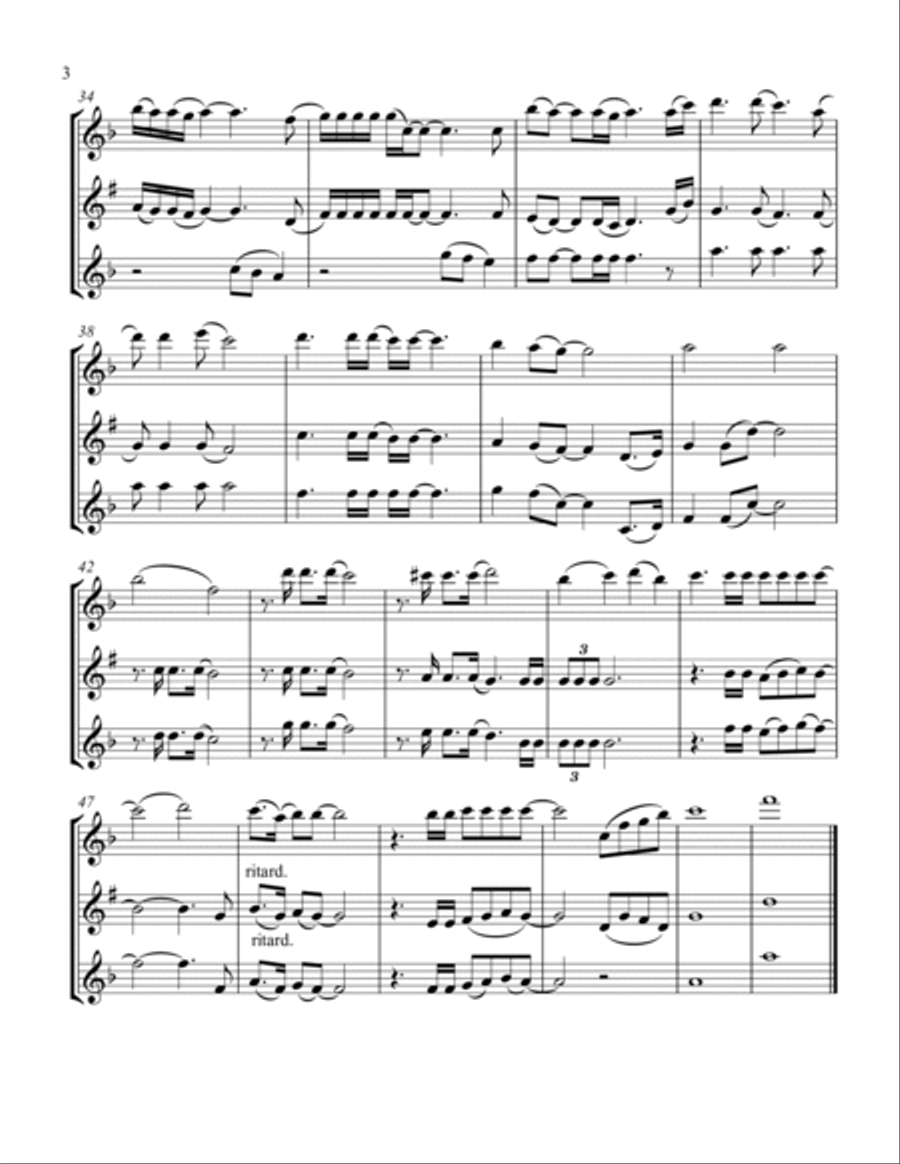 What A Wonderful World Clarinet scores gallery preview page 4