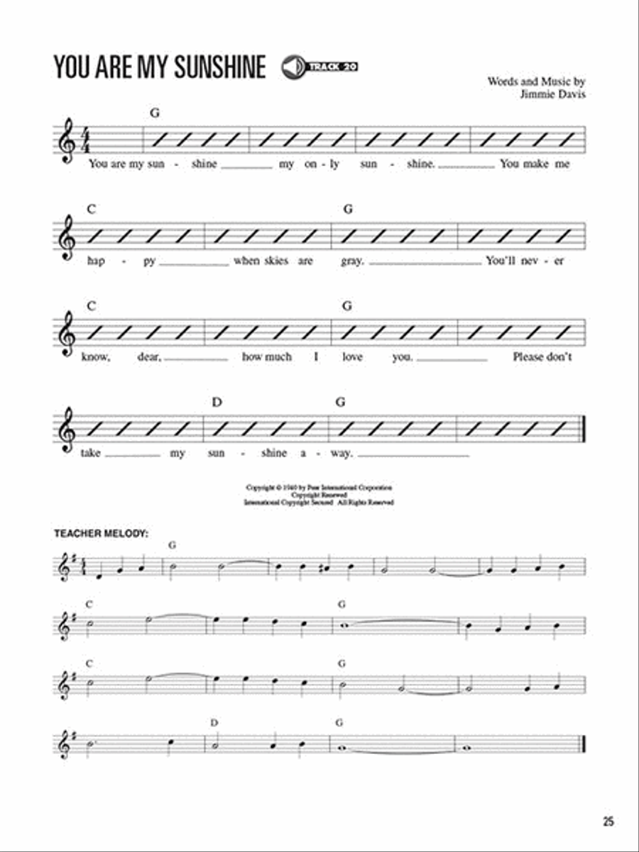 Guitar for Kids Method & Songbook Guitar scores gallery preview page 6