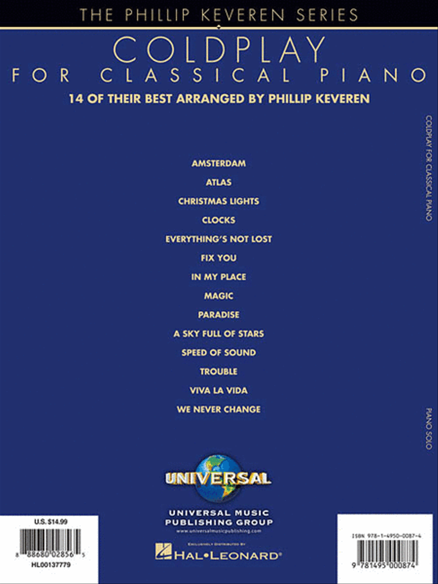 Coldplay for Classical Piano Piano Solo scores gallery preview page 2