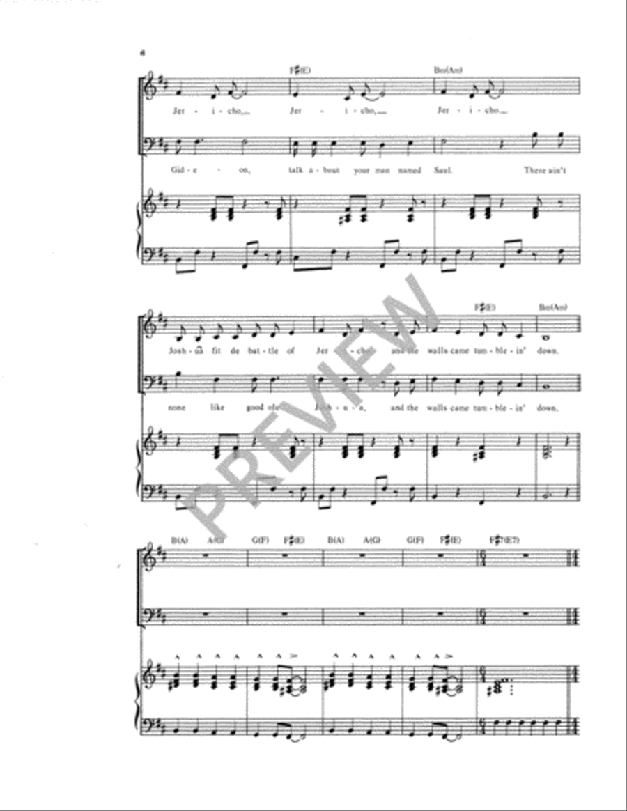 Joshua Fit de Battle of Jericho 2-Part scores gallery preview page 7