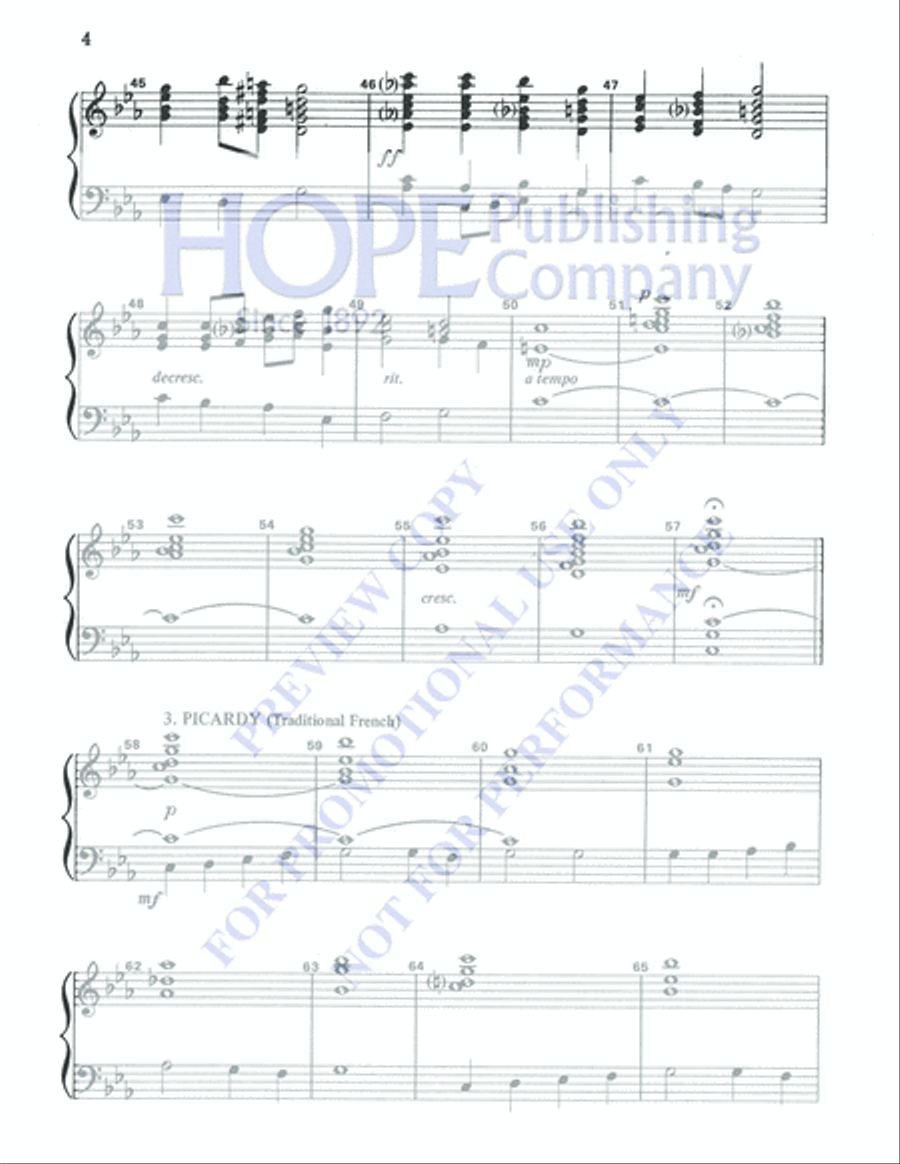 Alleluia, He Comes to Us 3-Octaves scores gallery preview page 4