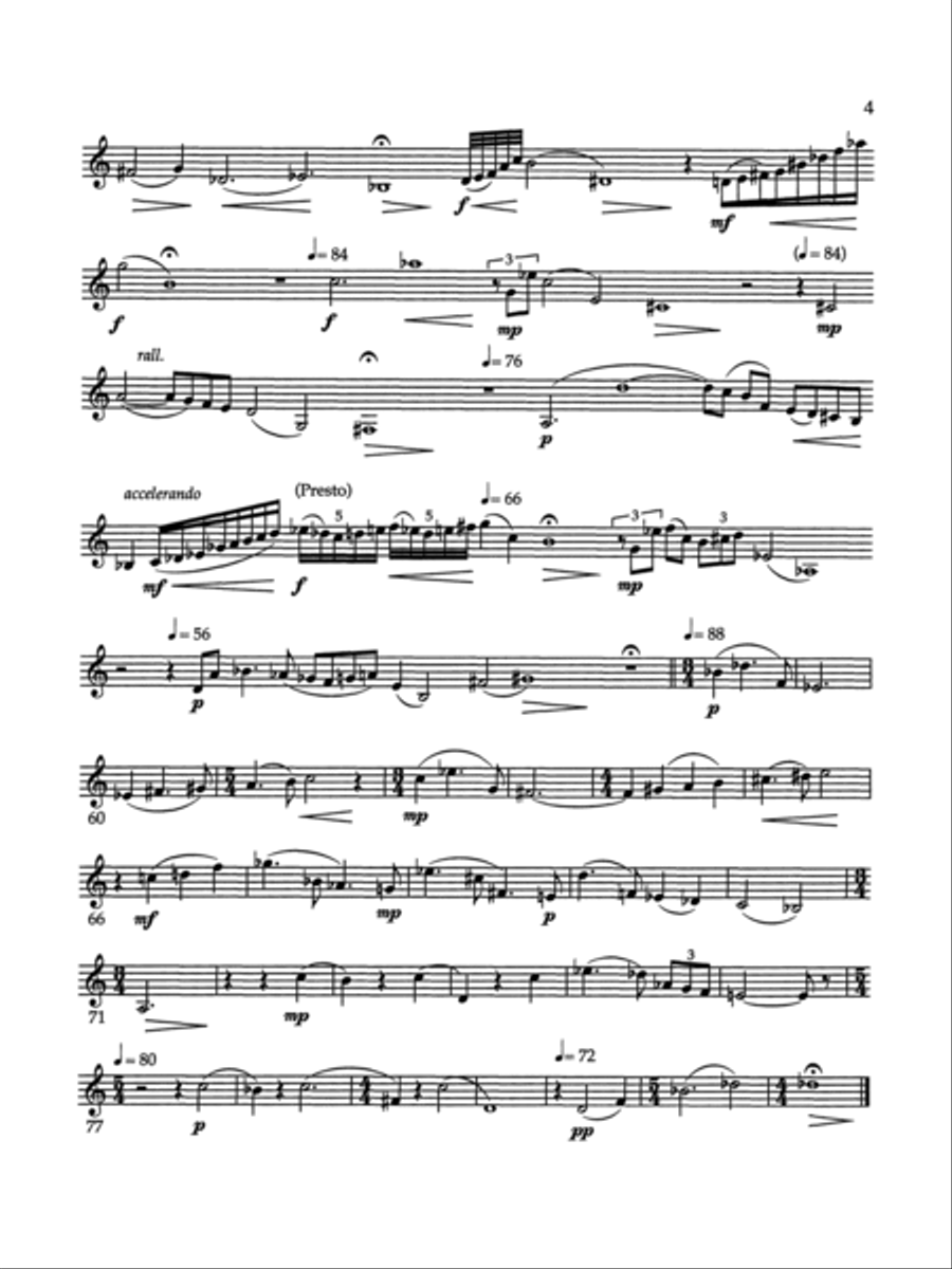 Solus Trumpet Solo scores gallery preview page 6