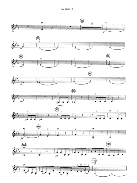 Beethoven's Symphony No. 5, 1st Movement: 3rd Violin (Viola [TC])