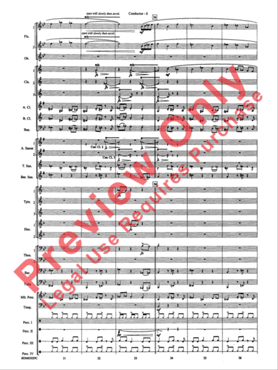 The Last Battle Concert Band scores gallery preview page 9