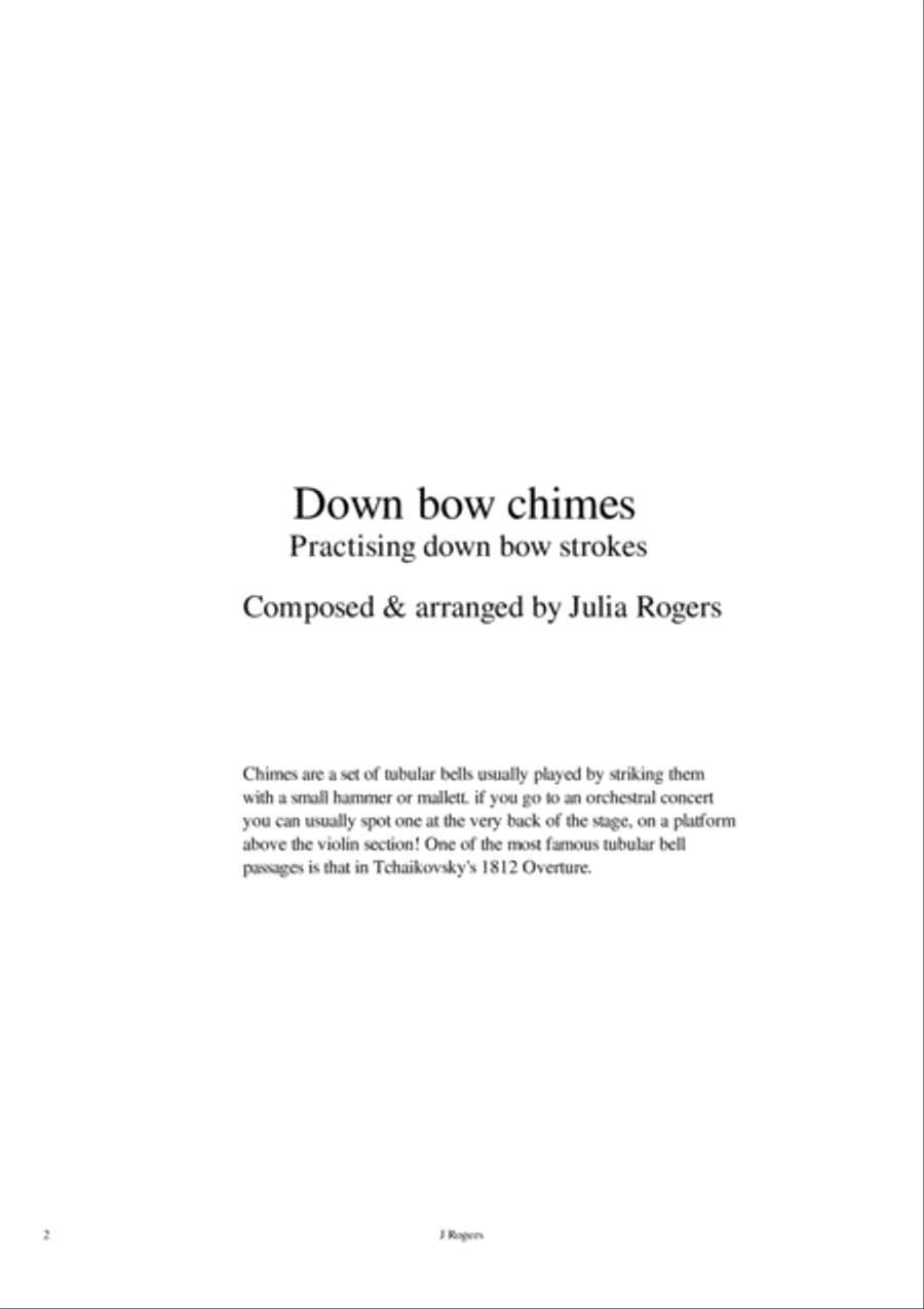 Down Bow Dance Down Bow Dance String Duet scores gallery preview page 2