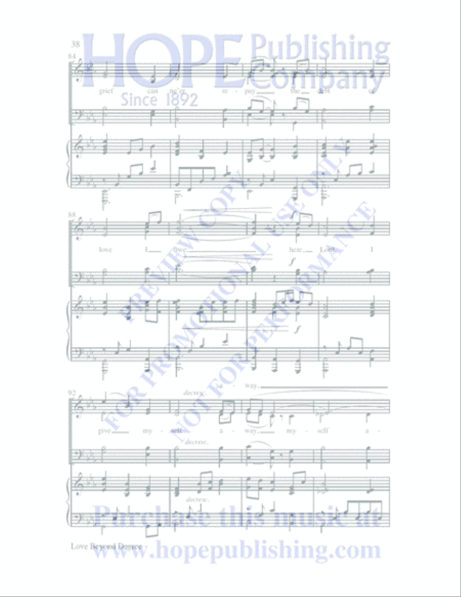 My Savior's Love My Savior's Love Listening CD scores gallery preview page 40
