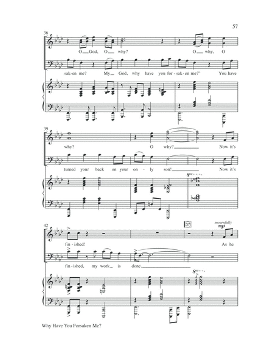 The Seven Last Days 4-Part scores gallery preview page 61