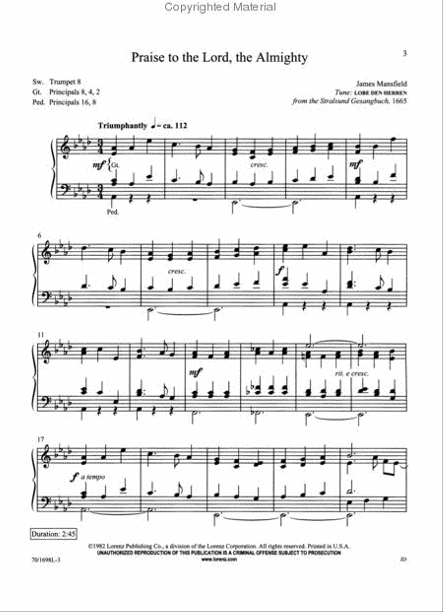 The Last-Second Organist Organ Solo scores gallery preview page 2