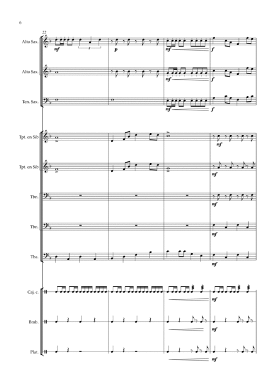 La carbonerilla La carbonerilla Marching Band scores gallery preview page 6