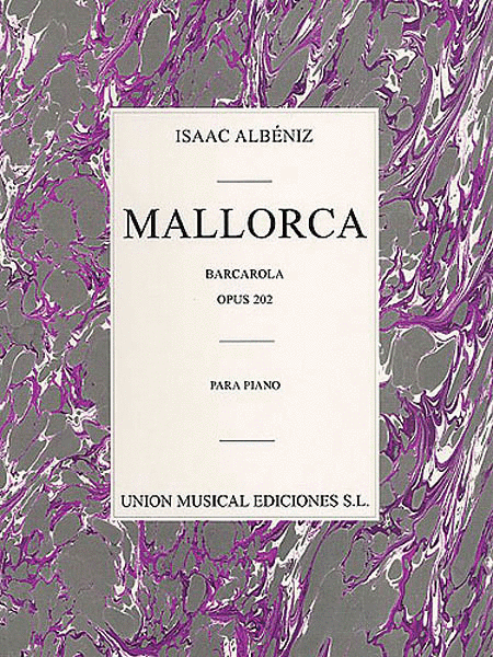 Albeniz Mallorca Barcarola Op. 202 Piano