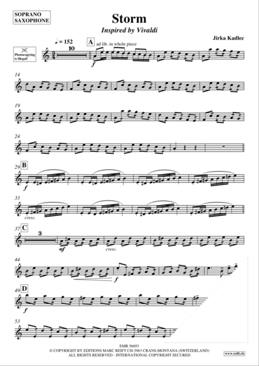 Storm Soprano Saxophone scores gallery preview page 3