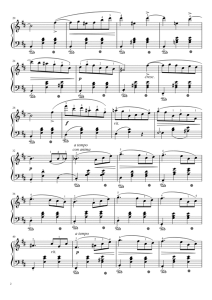 Chopin Waltz Op.69 No. 2 in B Minor Minor With Finger image number null