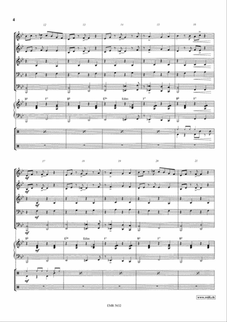 Little Brown Jug Brass Band scores gallery preview page 4