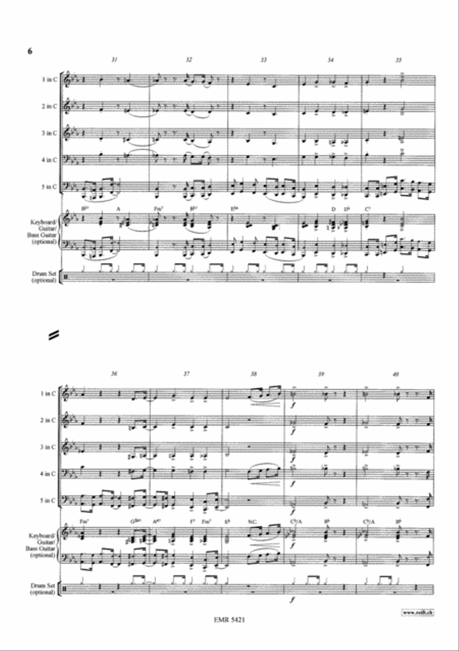 Maple Leaf Rag Maple Leaf Rag Concert Band scores gallery preview page 6