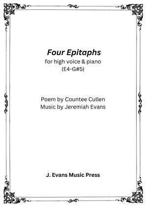 Book cover for Four Epitaphs