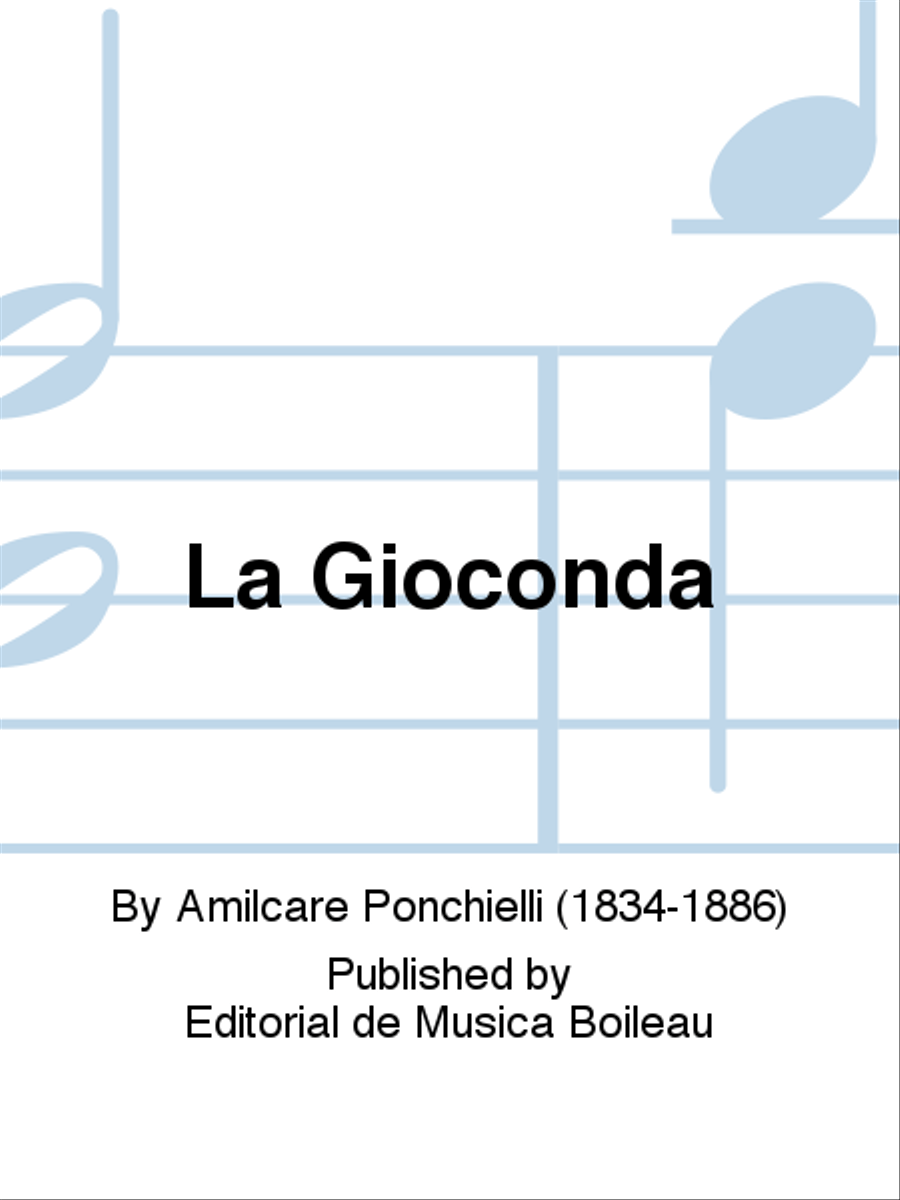 La Gioconda La Gioconda Piano Solo scores gallery preview page 1