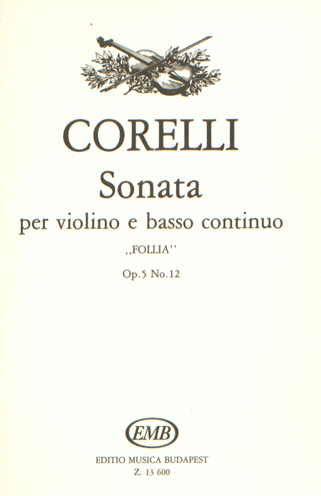 Sonata per violino e basso continuo op. 5, No. 12
