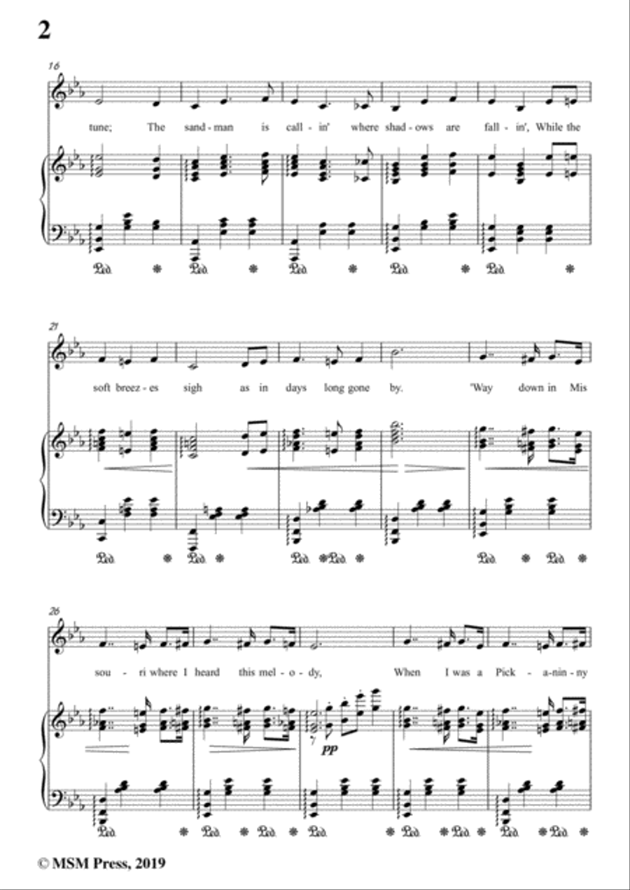 John Valentine Eppel-Missouri Waltz,in E flat Major,for Voice and Piano Voice Solo scores gallery preview page 4