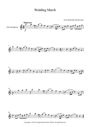 Wedding March - Felix Bartholdy Mendelssohn (Alto Sax)