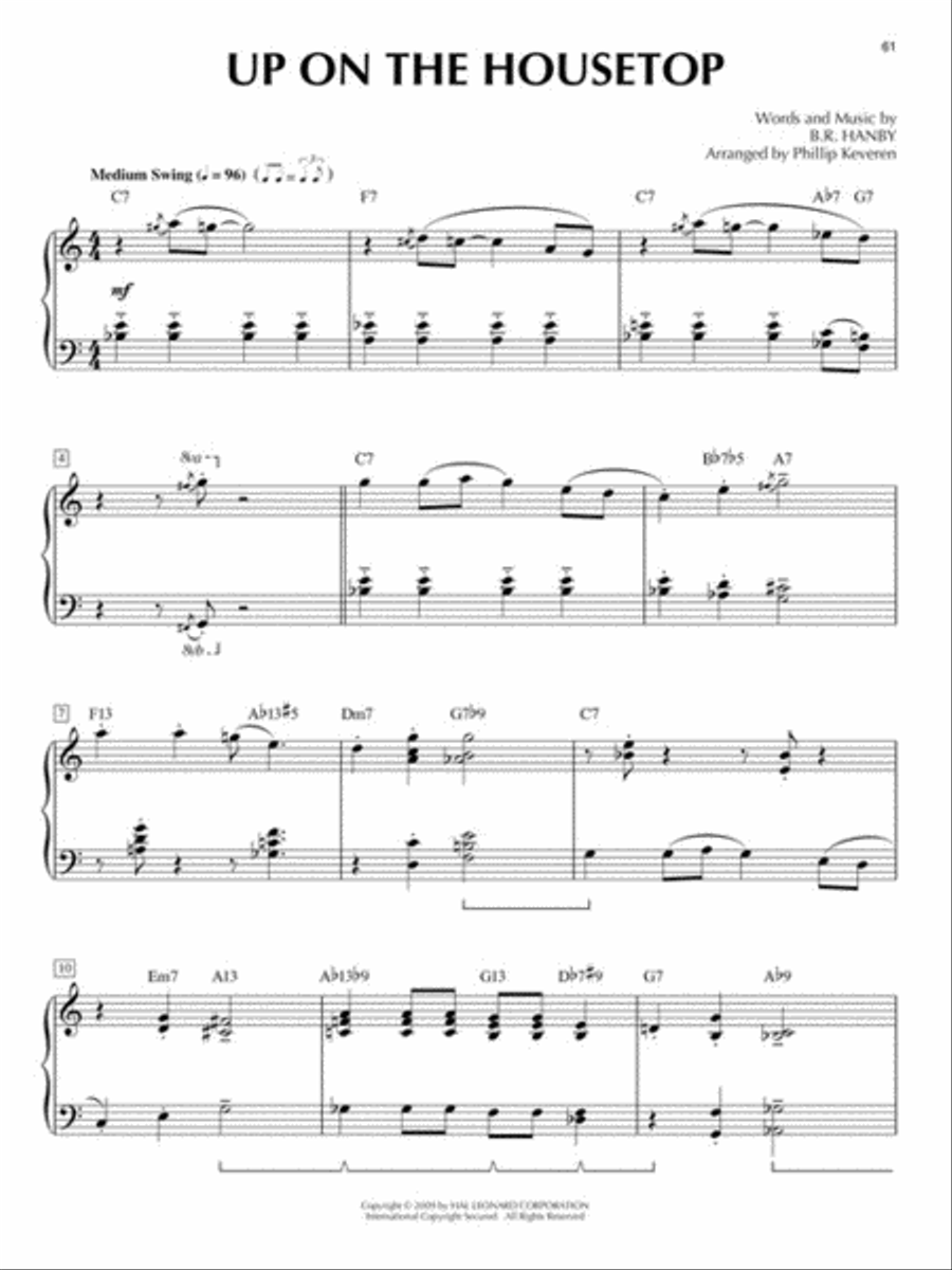 Yuletide Jazz Piano Solo scores gallery preview page 6