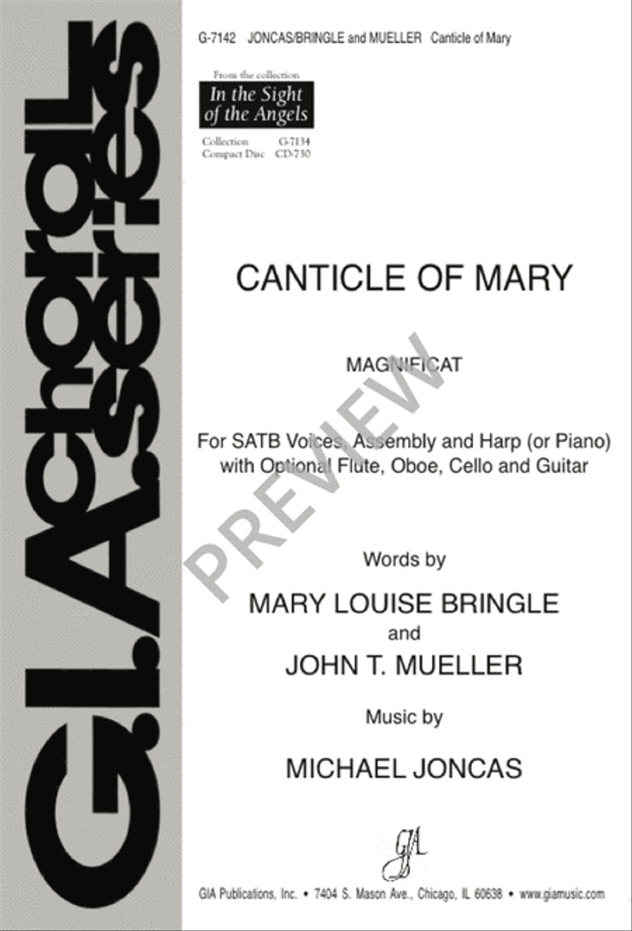 Canticle of Mary Canticle of Mary 4-Part scores gallery preview page 2