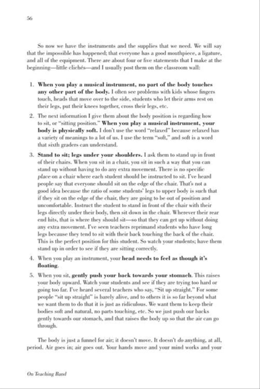 On Teaching Band: Notes from Eddie Green Concert Band scores gallery preview page 8