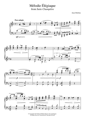 Suite Champetre, Op.98B - II. Melodie Elegiaque