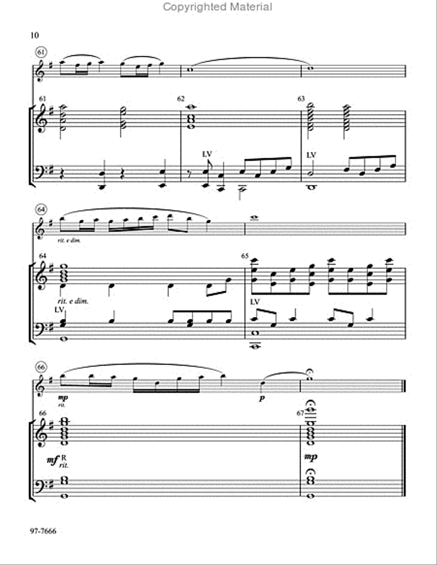 When I Survey the Wondrous Cross (Lamb) Handbell Choir scores gallery preview page 5