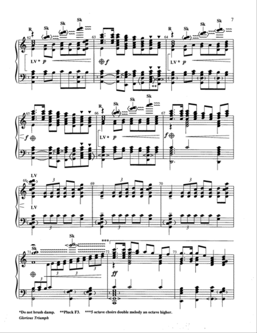 Glorious Triumph Glorious Triumph 5-Octaves scores gallery preview page 7