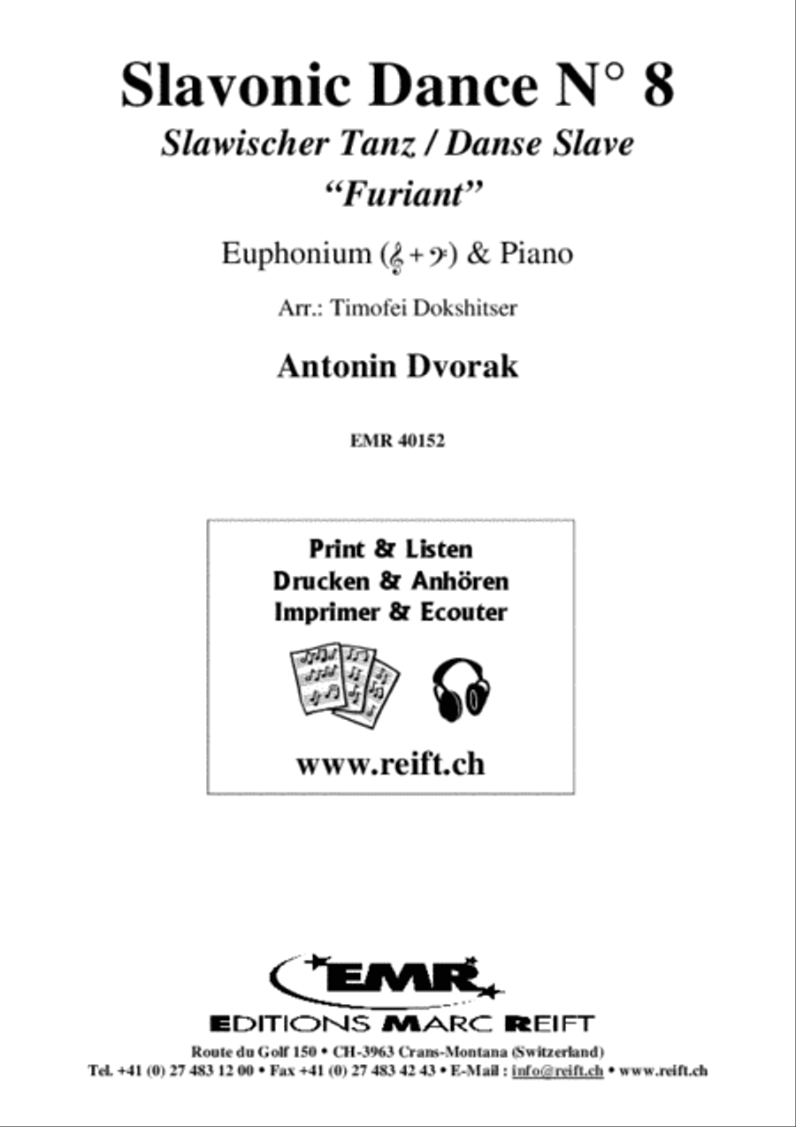 Slavonic Dance No. 8 Slavonic Dance No. 8 Euphonium scores gallery preview page 2