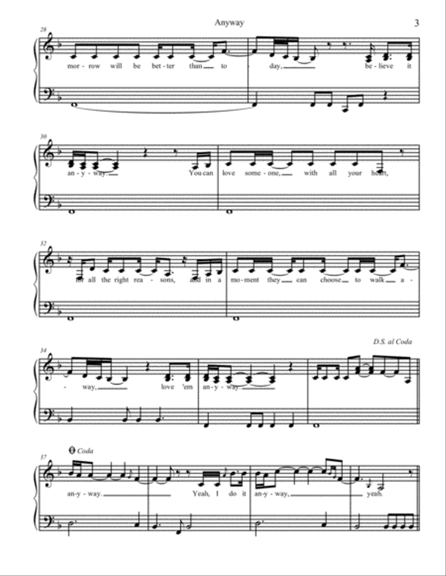 Anyway Small Ensemble scores gallery preview page 3