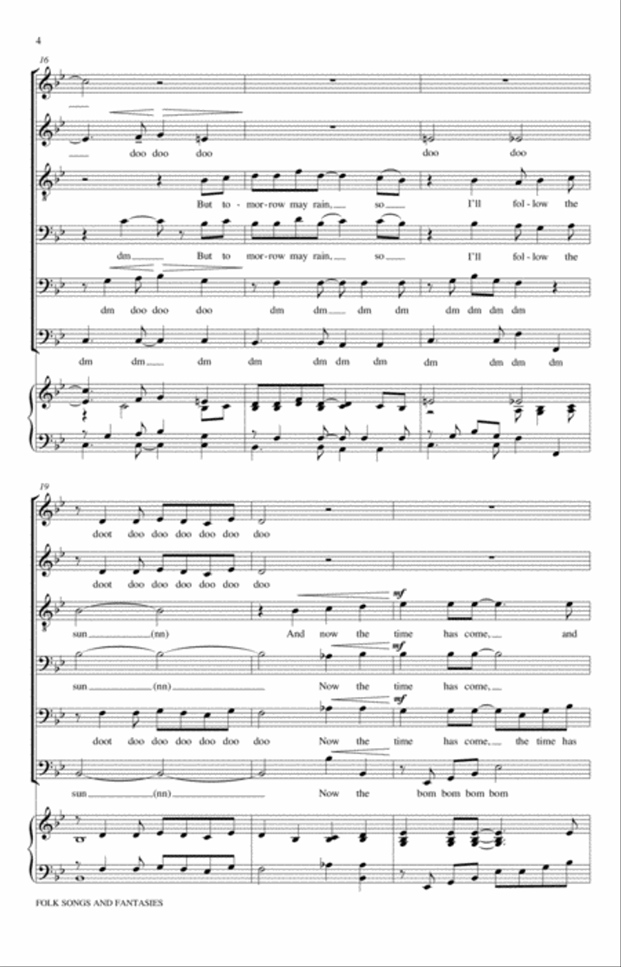 I'll Follow The Sun 4-Part scores gallery preview page 4