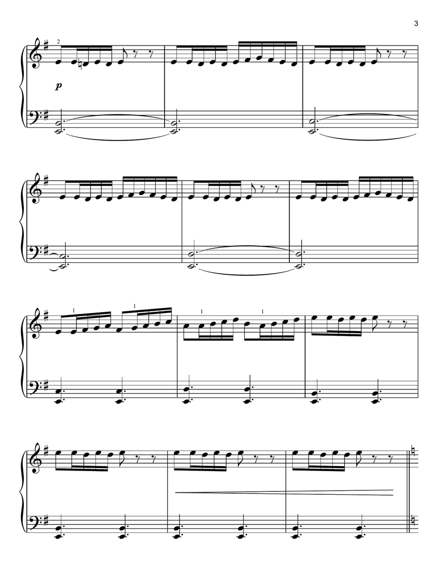 X-Men: Apocalypse - End Titles Easy Piano scores gallery preview page 3